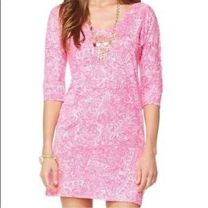 Lilly Pulitzer Hotty Pink Get Crackin Eliza dress